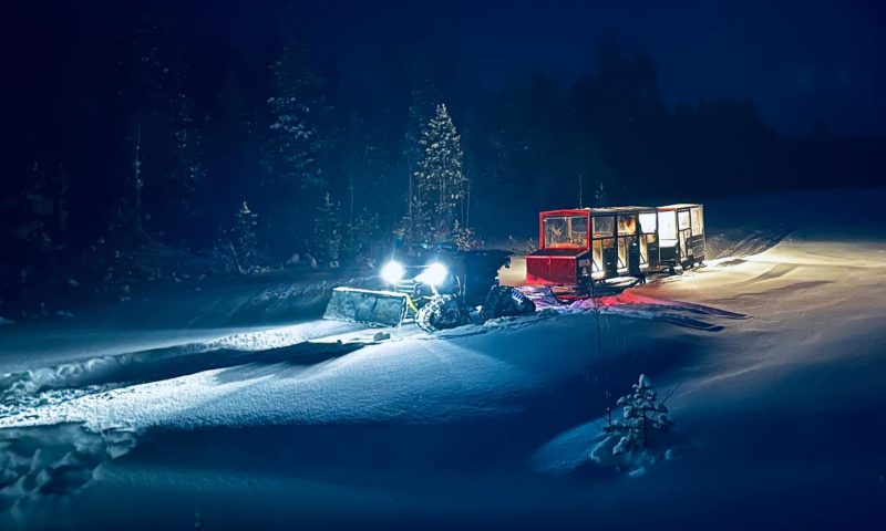 Northern lights train